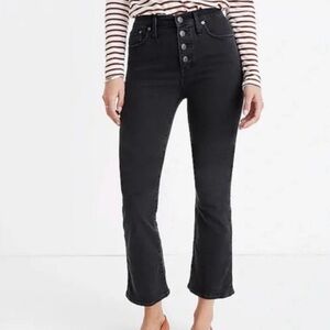 Madewell Cali Demi Boot Button Fly Jeans Sz 26